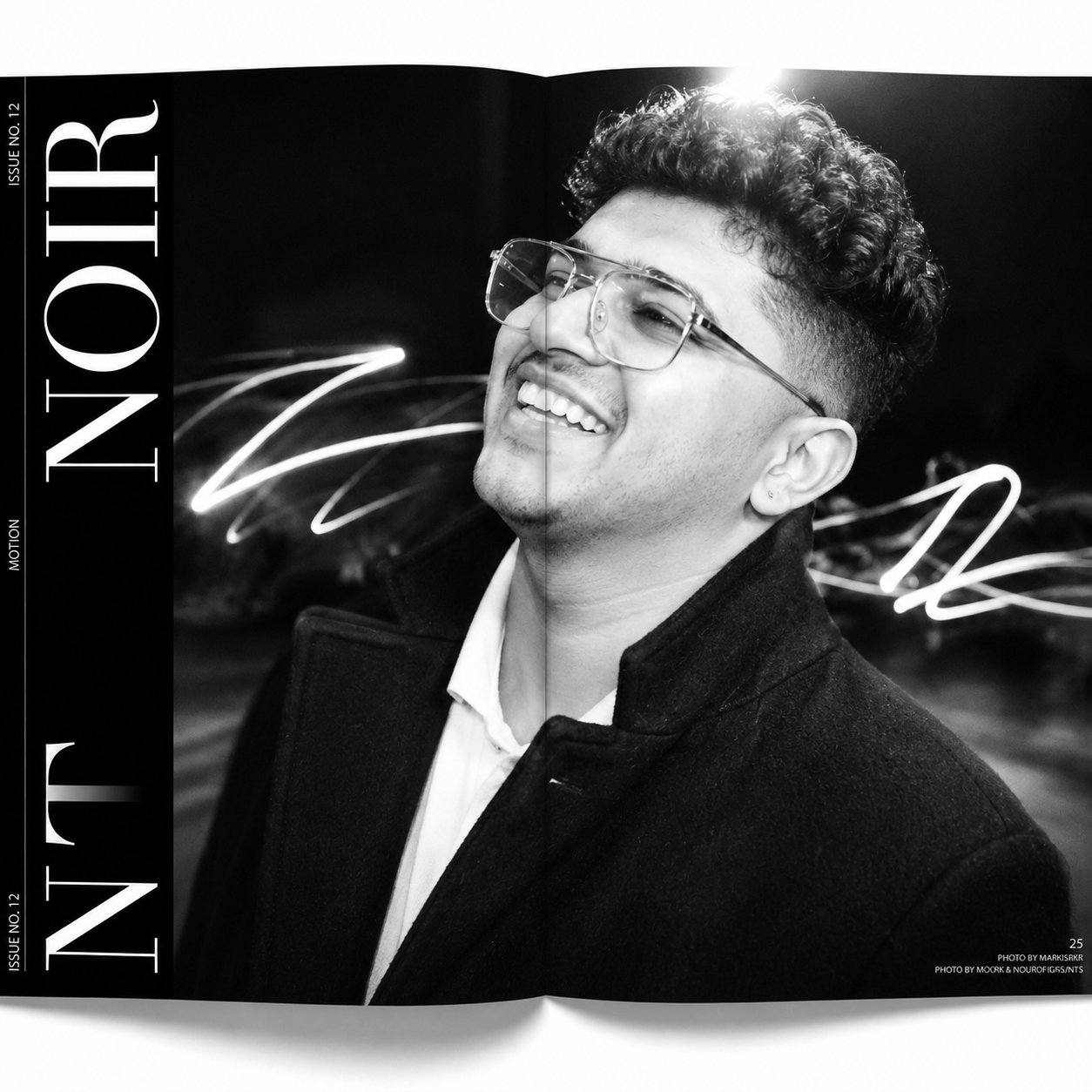 Kunal Manchanda - Large Portrait B&W